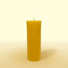 Load image into Gallery viewer, No.2 beeswax candle front view
